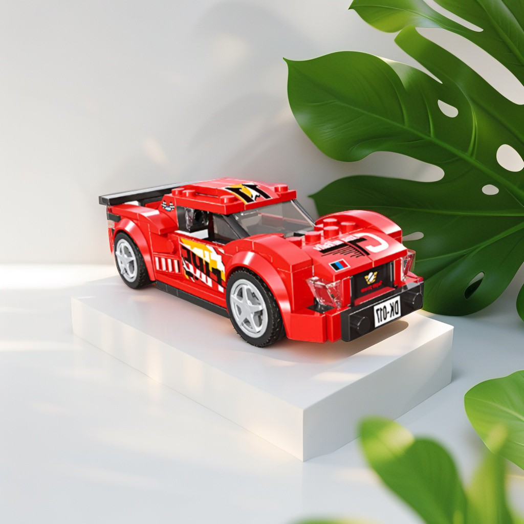 Architect Multificence Building Blocks Set – DIY Educational Toys for Kids & Teens 217+PCS | Cars, Planes, Trucks & Creativity Bricks Red TV5573.