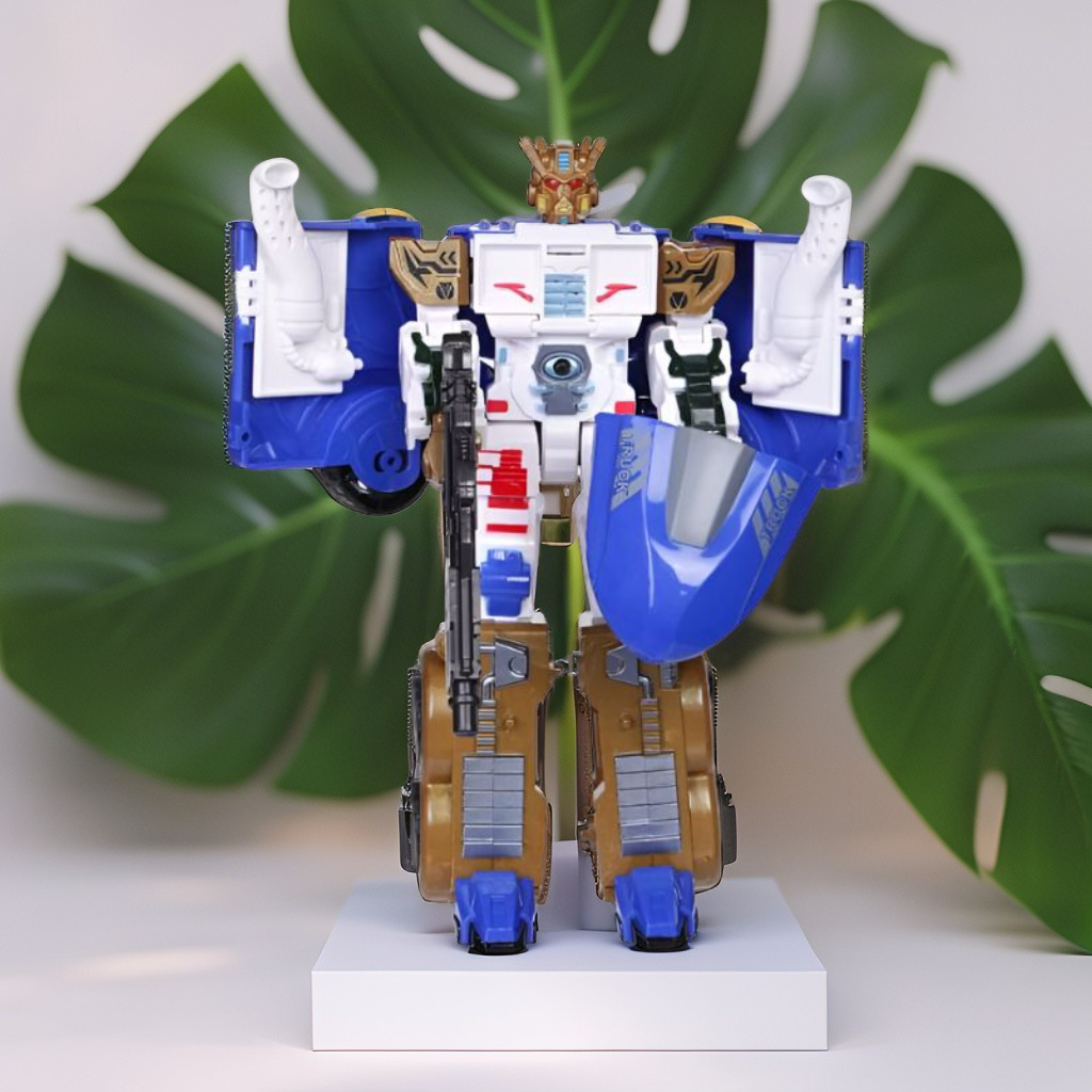 Blue - AutoShift X – Transforming Robot to Car Toy | 2-in-1 Automatic Conversion Vehicle for Kids LMI15059.