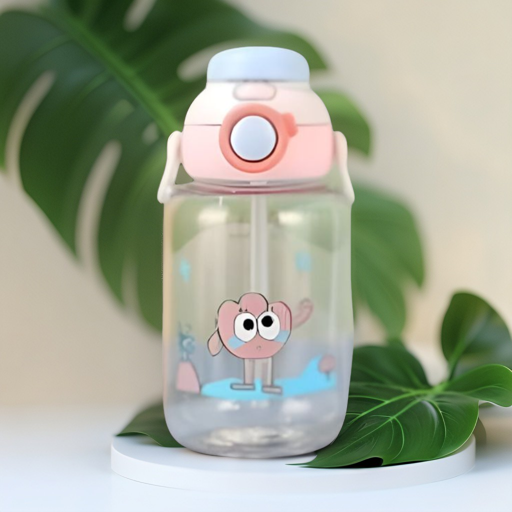StarSip – 700 ml Water Bottle for Kids with Straw & Hanging Strap | Leak-Proof, BPA-Free, Non-Toxic | Durable School, Travel & Outdoor Bottle for Boys & Girls NOV6327.