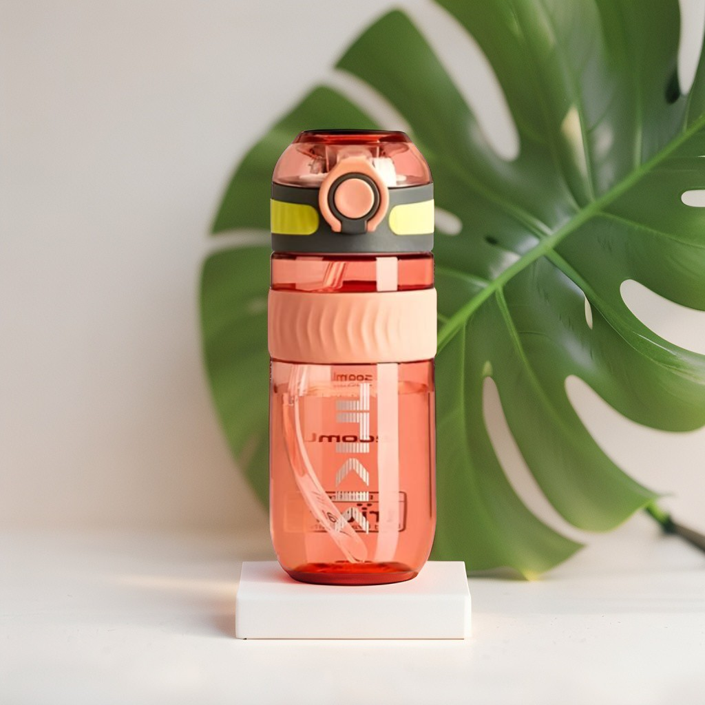 Orange - ThirstX – Leak-Proof, Pop-Open Lid – Reusable Water Bottle for School & Travel NOV3303.