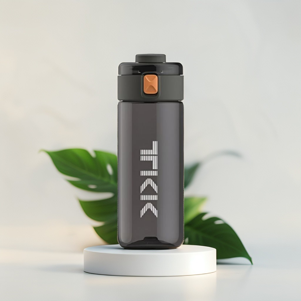 Black - AquaBuddy – 400ml Kids Water Bottle – Stylish, Leak-Proof & Lightweight for Youngsters NOV3296.