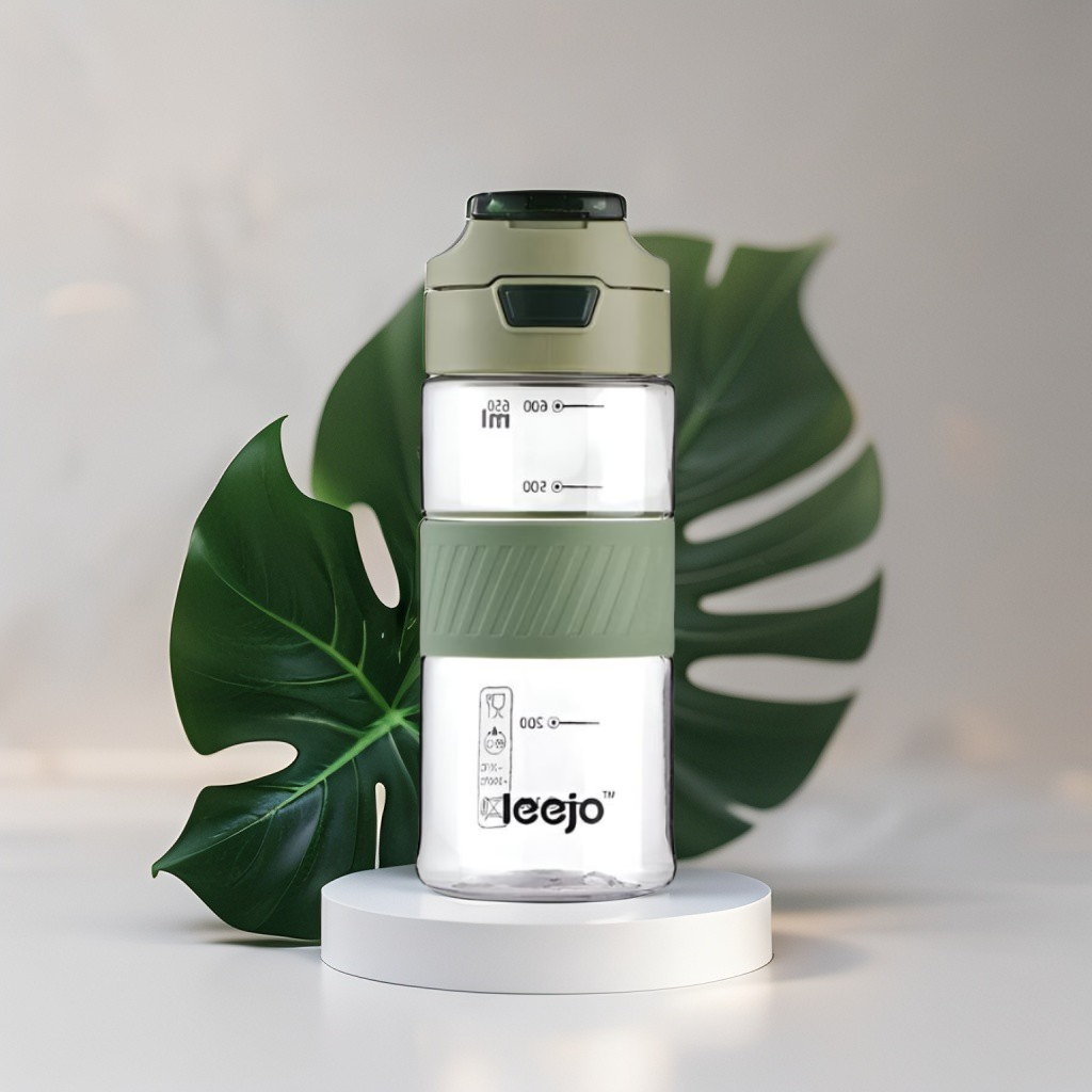 Green - HydraSipper – 650ml Advanced Water Bottle for Office Use | Leak-Proof, Ideal for Daily Hydration NOV1660.