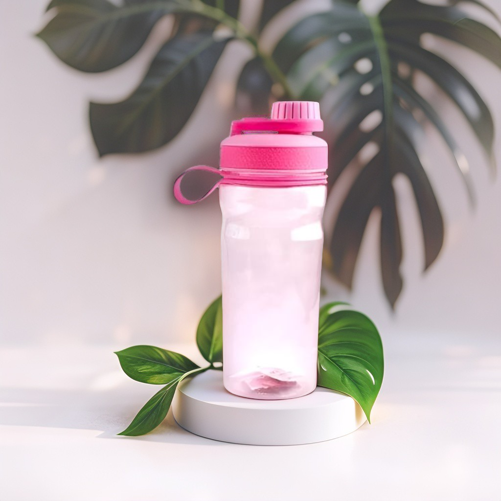 Pink - HydraZip – Reusable Plastic, Secure Lid, Ideal for Active Lifestyles NOV1659.