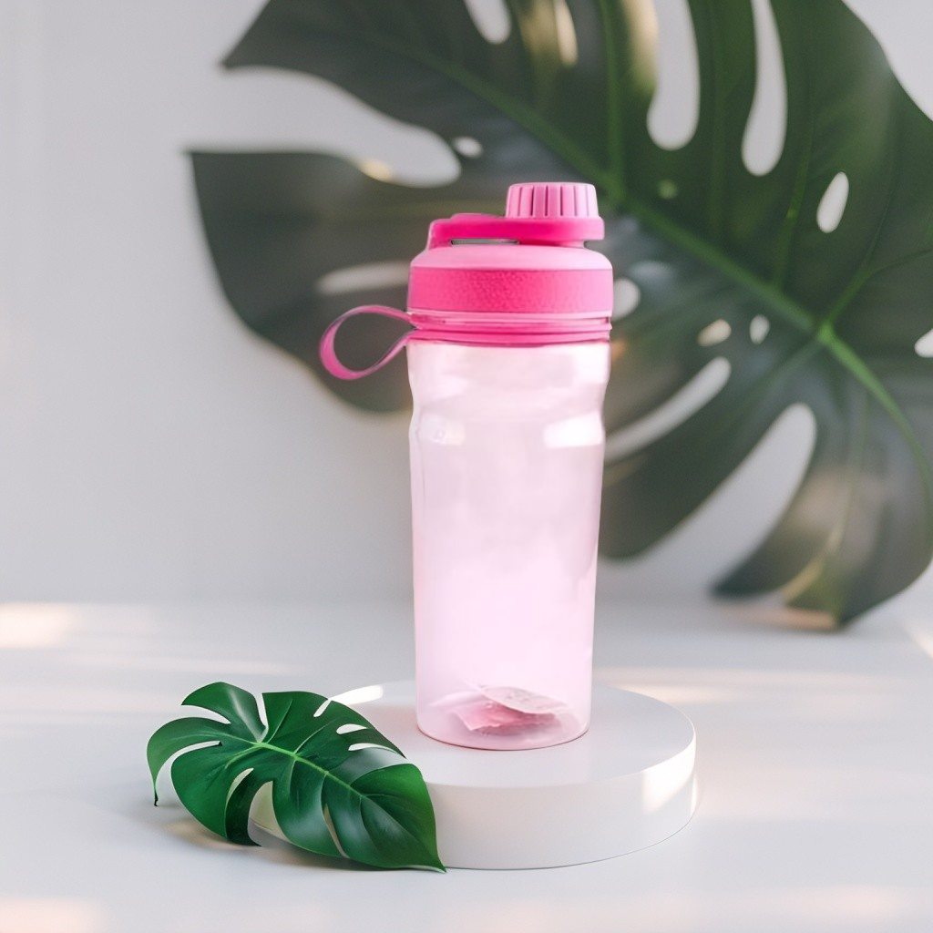 Pink - SliqBottle – Plastic Water Bottle with Handle | 900ml Leakproof Bottle for Office, School & Travel NOV1872.