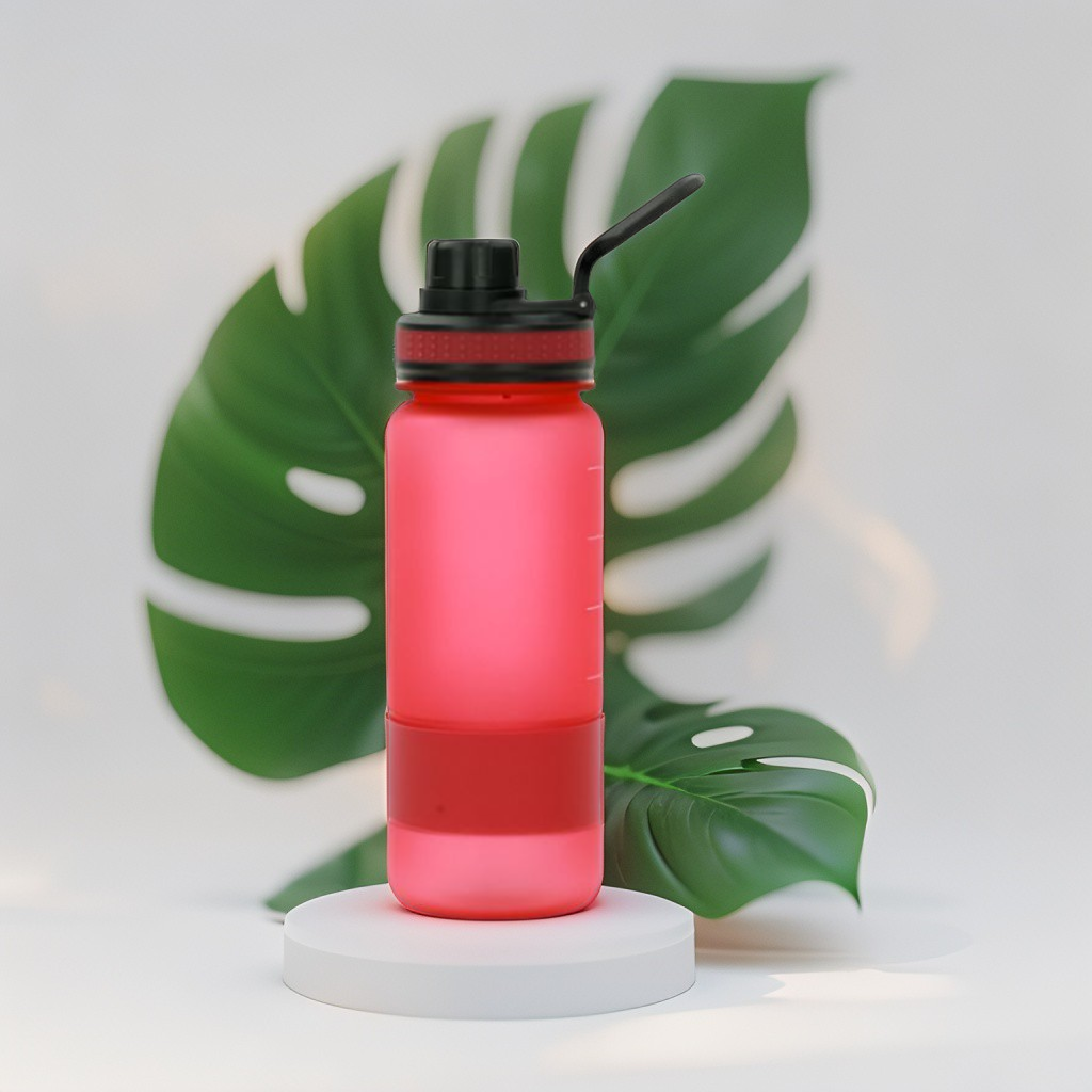 Red - HydroMax Bottle – 900ml Water Bottle with Handle | Leakproof for Office, School & Travel NOV1661.