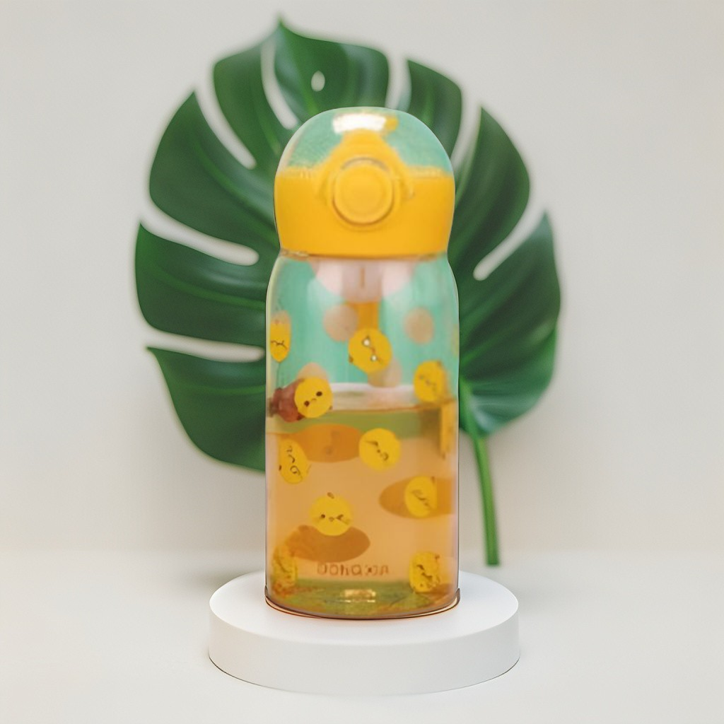 Cute Animal Printed Water Bottle for School Kids – 400ml Leakproof & Durable | Perfect for Boys & Girls NOV1720.