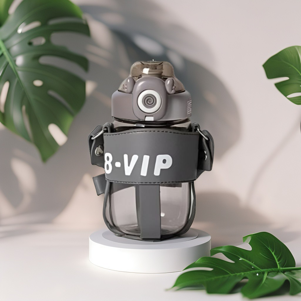 Baby Drink Bouncing Cup Water Bottle – Cute Mini Sports Bottle with Straw for Toddlers NOV1340.