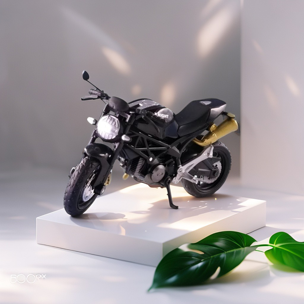 Ducati Motorcycle Model Replica – 1:18 Scale Miniature Racing Sports Bike Toy