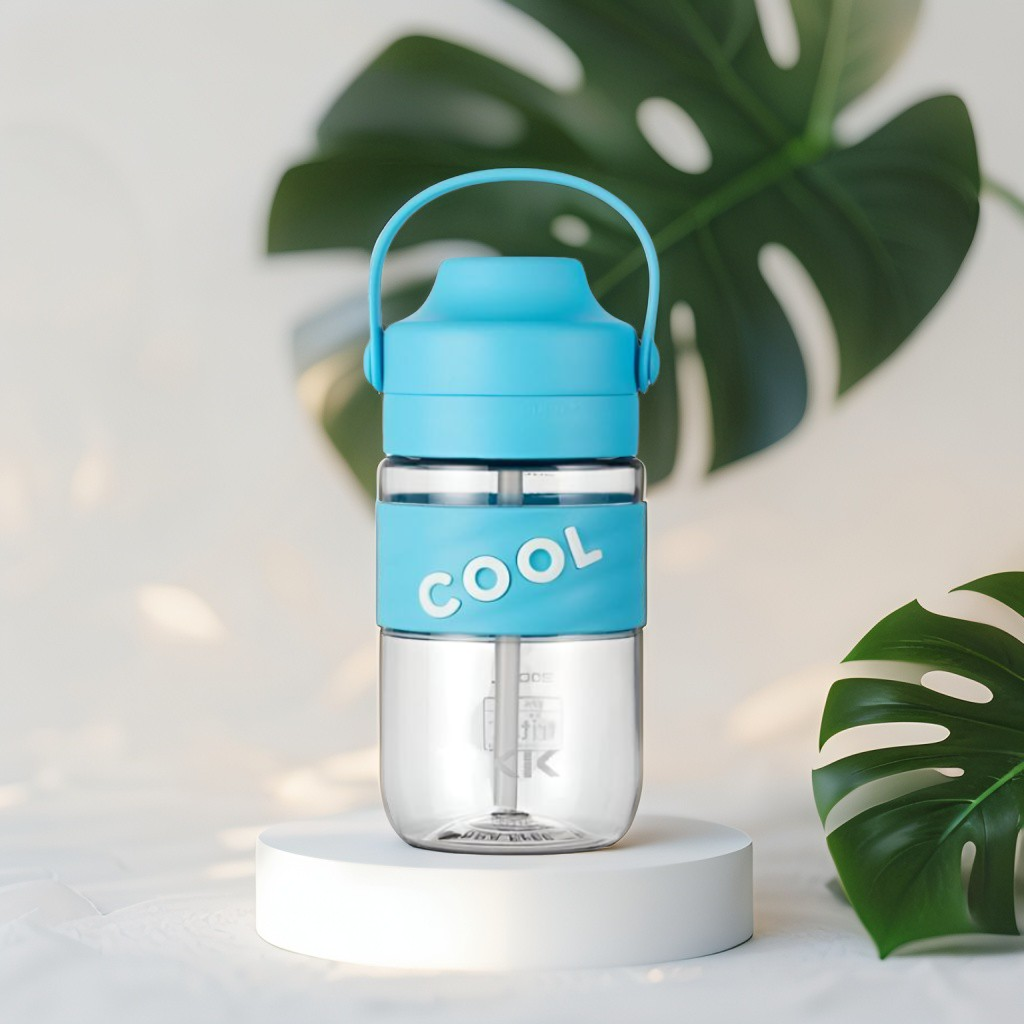 HydroSip Junior – 550ml Kids Water Bottle with Straw & Handle | Leak-Proof, BPA-Free Tritan Sports Bottle for School, Travel & Outdoors NOV3305.