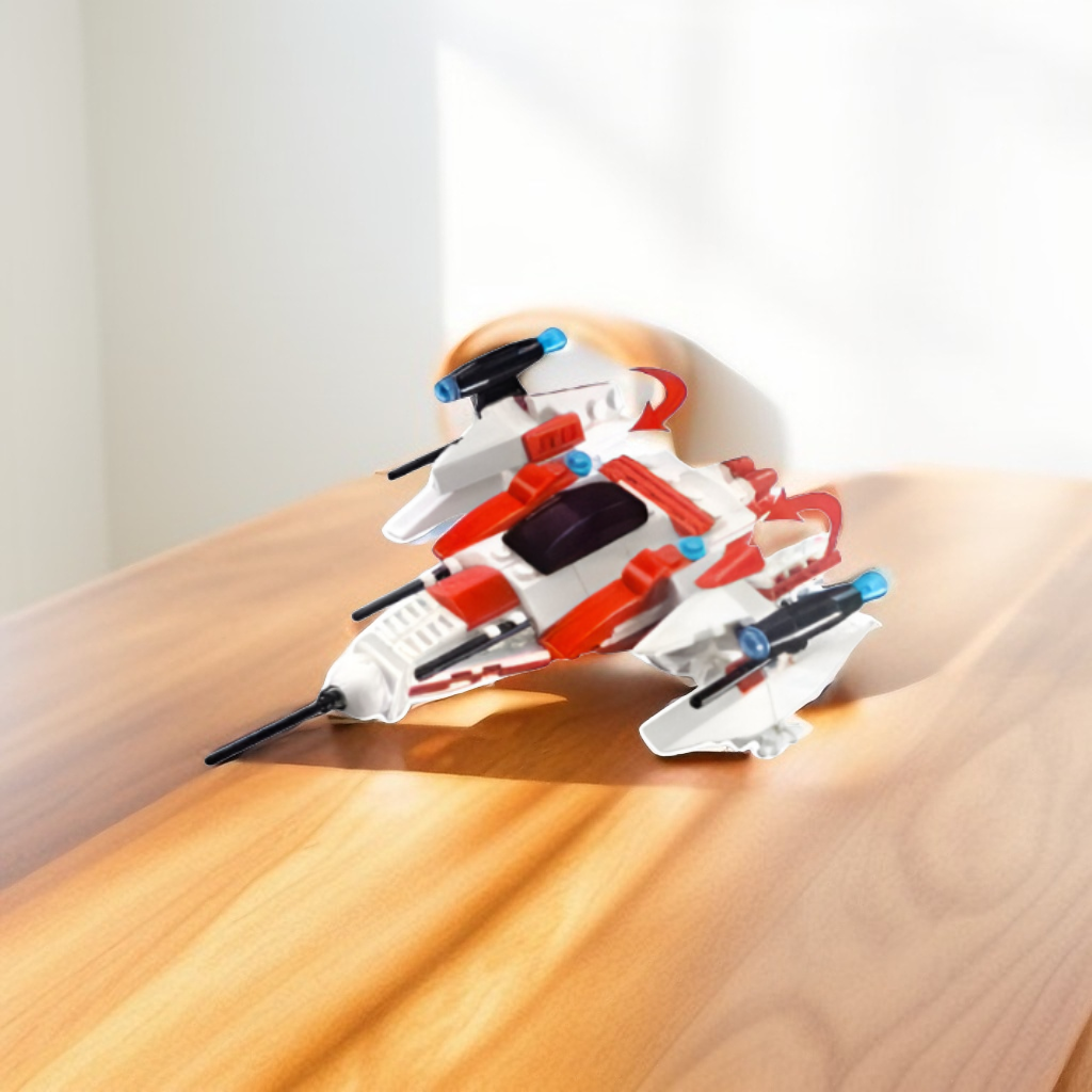 Star Pioneer Building Blocks Set – 146-Piece DIY Space Fighter Spaceship Educational Toy for Kids TV5042.