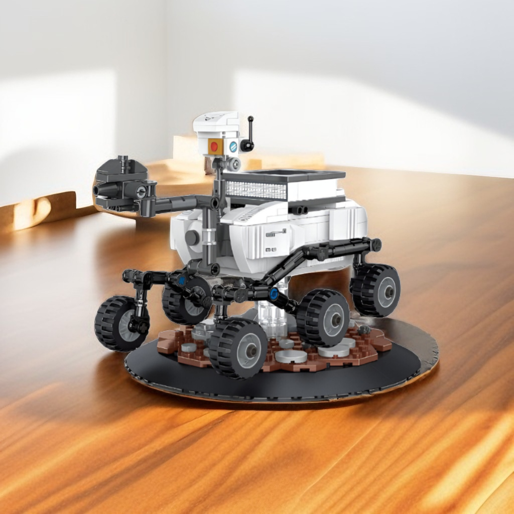 SPACE Rover Building Block Set - 326 PCS Exploration Vehicle LEGO Set - STEM Toy for Kids TV5035