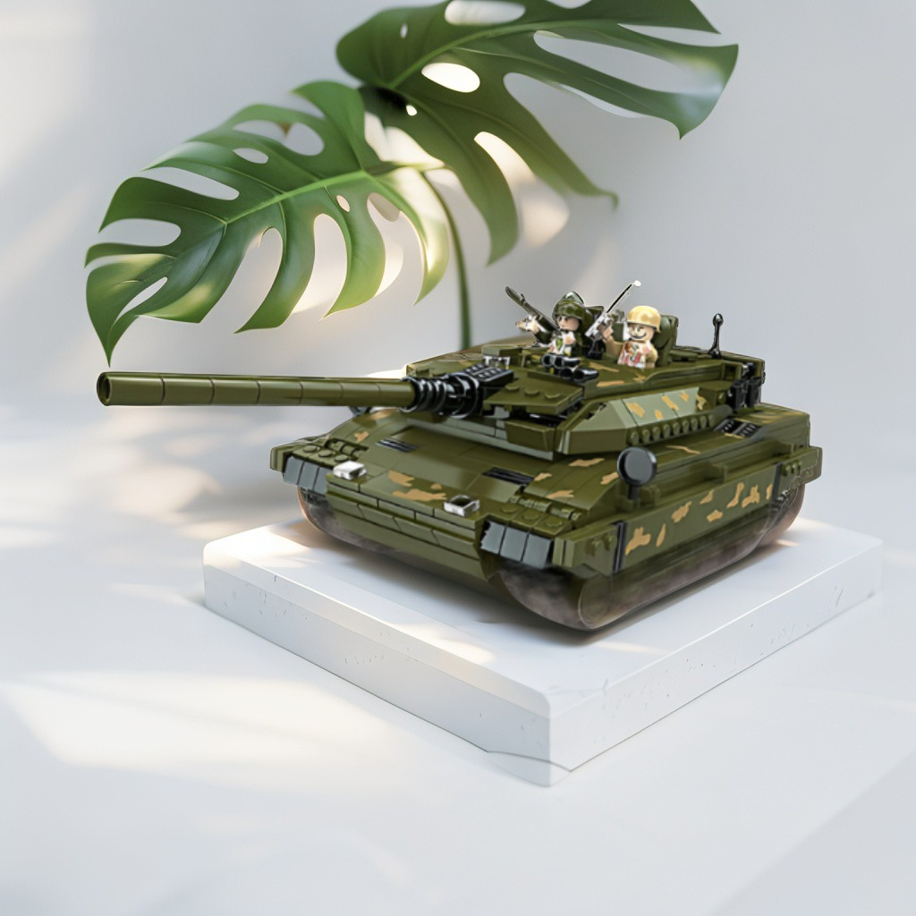 Military Tank Building Blocks Set - 784 PCS Army Toy with Soldier Minifigures | STEM Construction Toy for Kids & Creative Play TV5107.