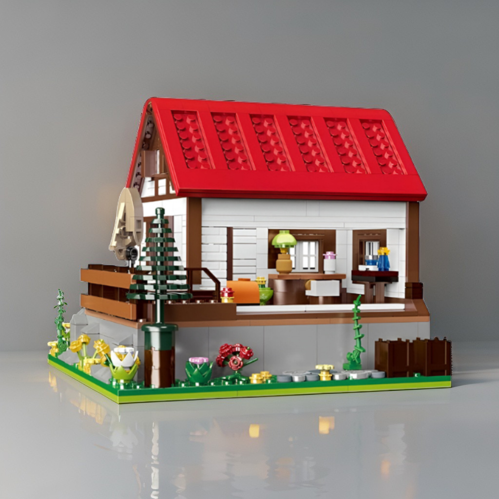 Construction Build Zone Building Block Set - COGO Dump Truck & Drill Vehicle LEGO Set - 3-in-1 Engineering Toy 834 Pcs TV5126