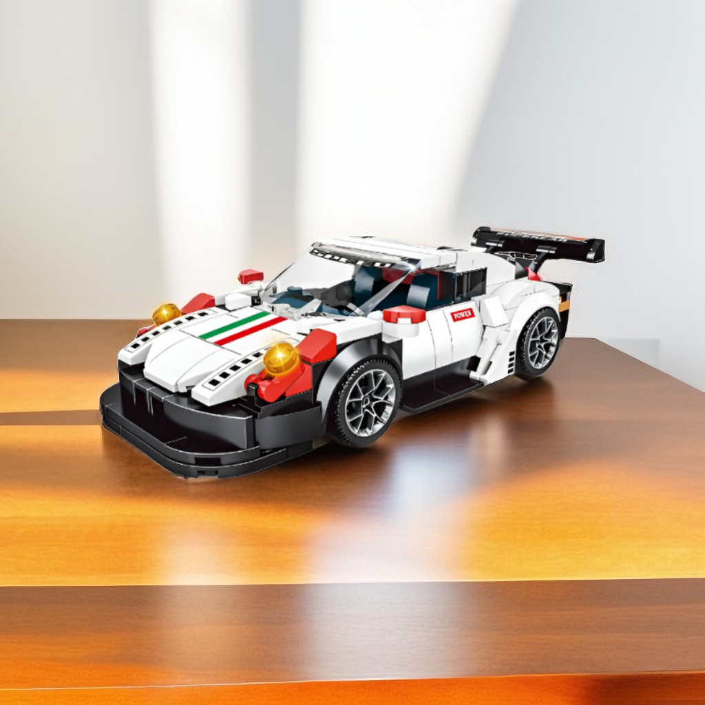 Supercar Building Blocks Set 322+ Pcs | Racing Car Brick Toy Kit for Kids & Adults TV5376.