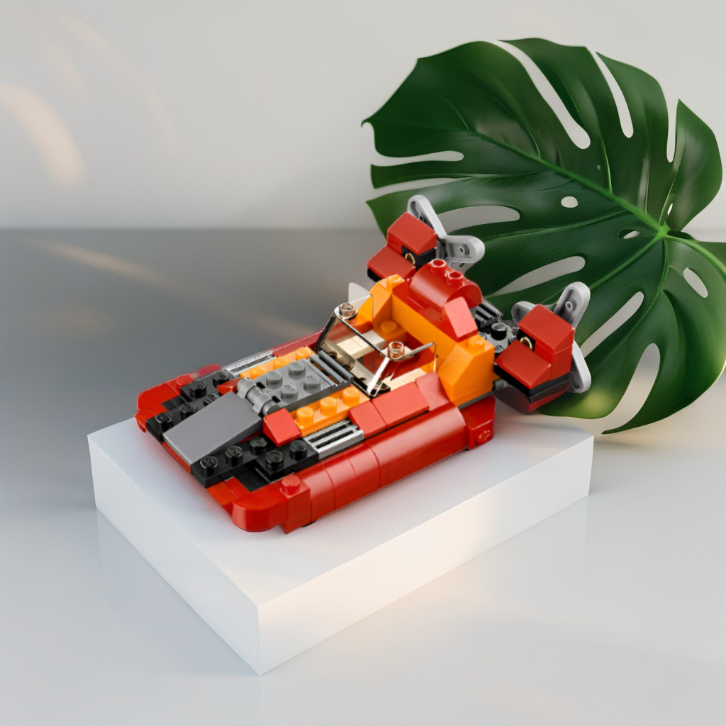 Red Rovers – 145 PCS 3-in-1 Building Set – Helicopter, Plane & Rescue Jet for Kids TV864.