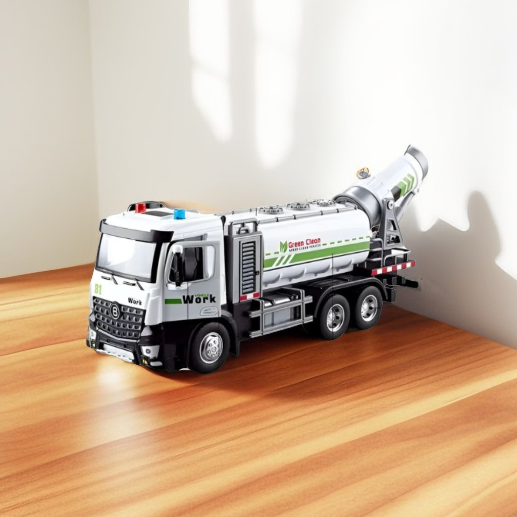 Anti-Epidemic Green Clean Fog Truck Toy – Disinfection-Style Vehicle Toy for Kids LMI12780.