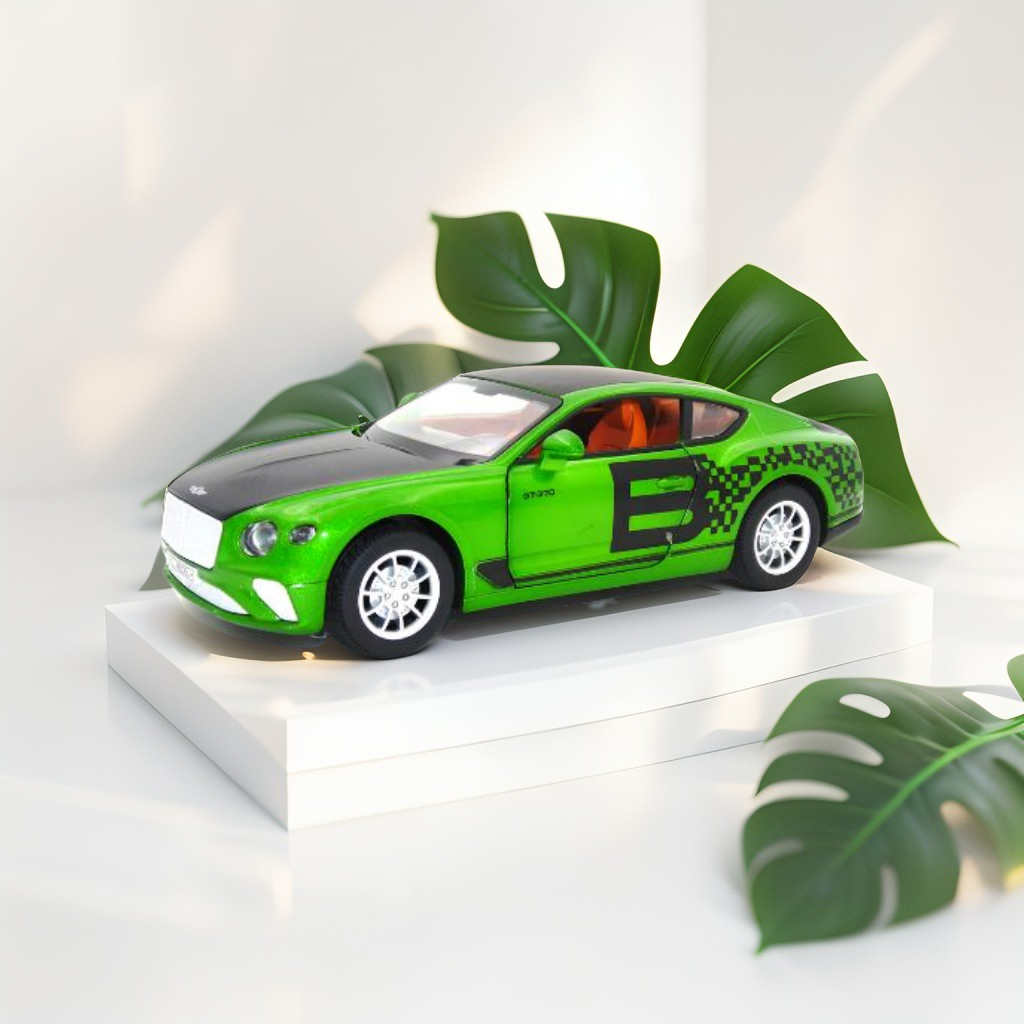 Green - Bentley Continental GT 370 Diecast Model – Perfect for Car Collectors & Enthusiasts - Scale 1:22 LMI14933.