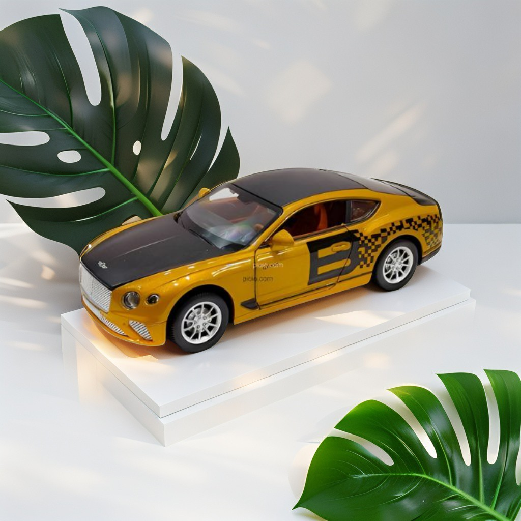Gold - Bentley Continental GT 370 Diecast Model – Perfect for Car Collectors & Enthusiasts Scale 1:22 LMI14933.