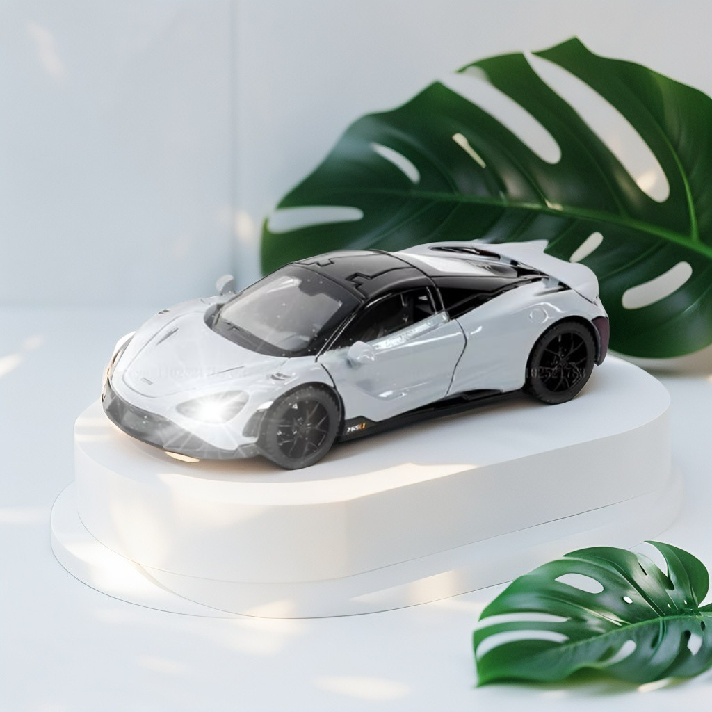 Grey - McLaren 765LT Diecast Model Car – Collectible for Car Enthusiasts Scale 1:32.