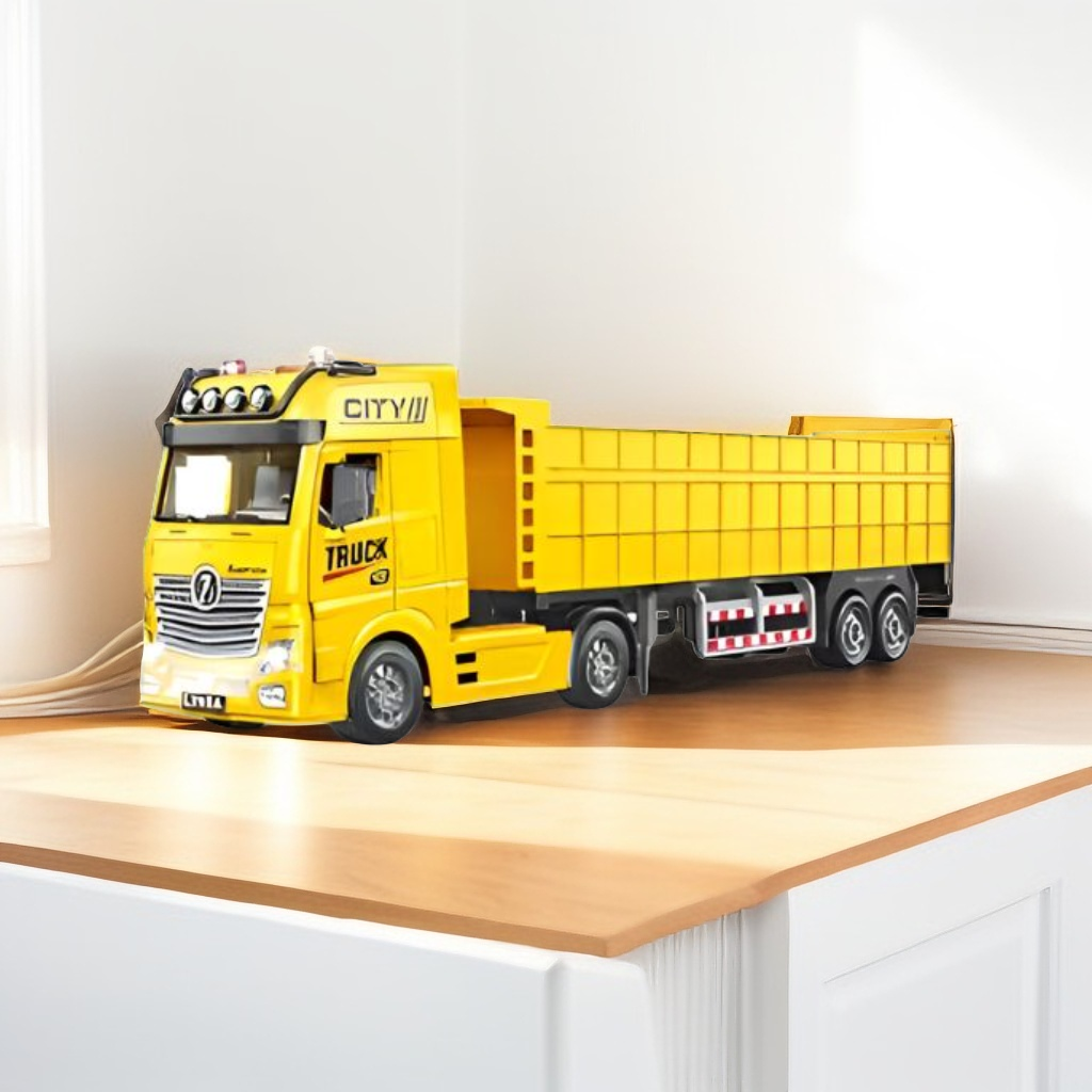 BuildMax Pro Dump Truck – Heavy-Duty Construction Vehicle Toy for Kids | Realistic Play Truck - LMI8195.