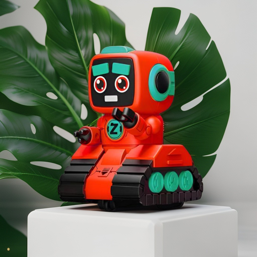 Orange - Robot Multifunction Intelligent Toy For Kids (MS-S-24)