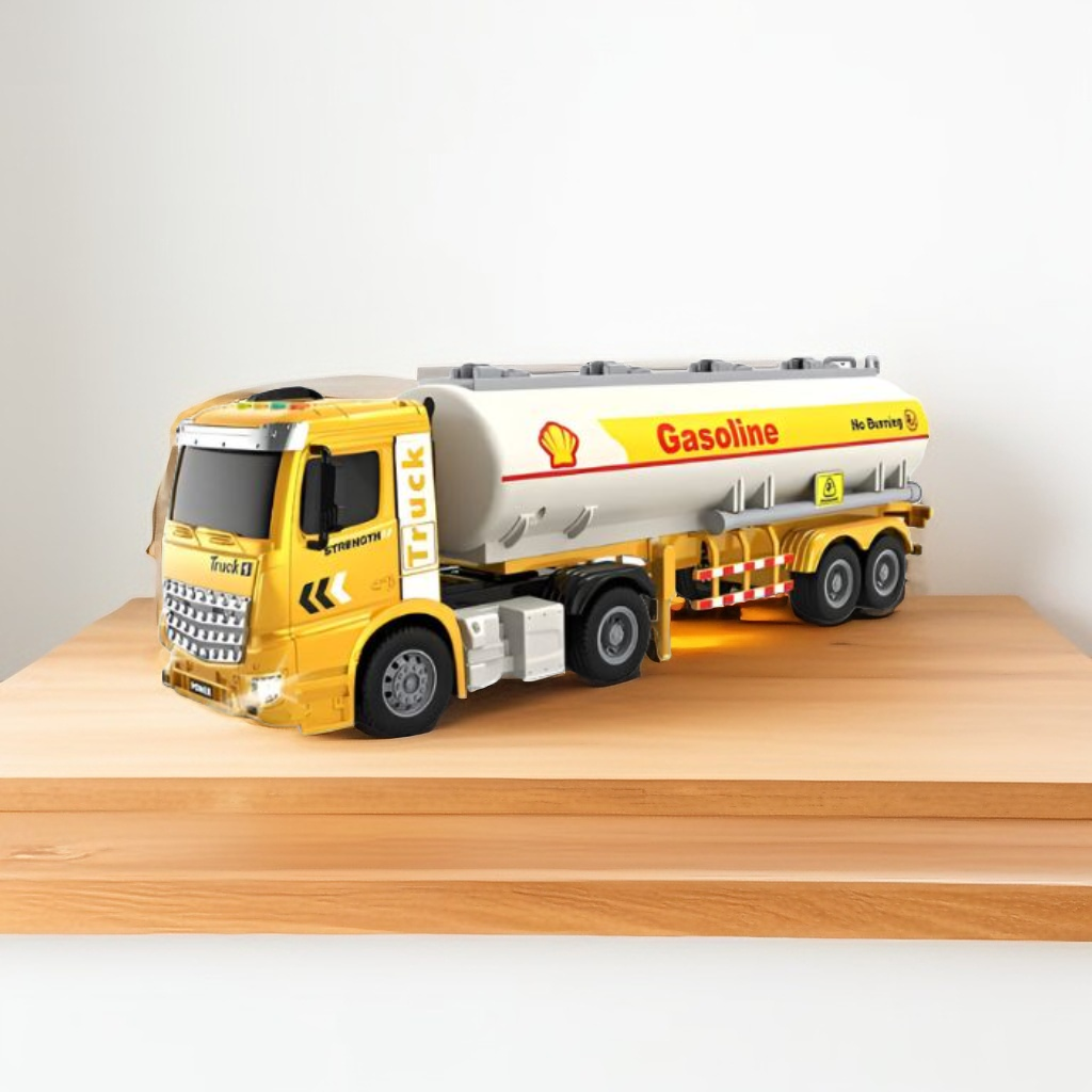 Gasoliner – Pull Back Tanker Truck Toy for Kids | Friction Powered Fuel Tanker Vehicle for Boys & Girls LMI15067.