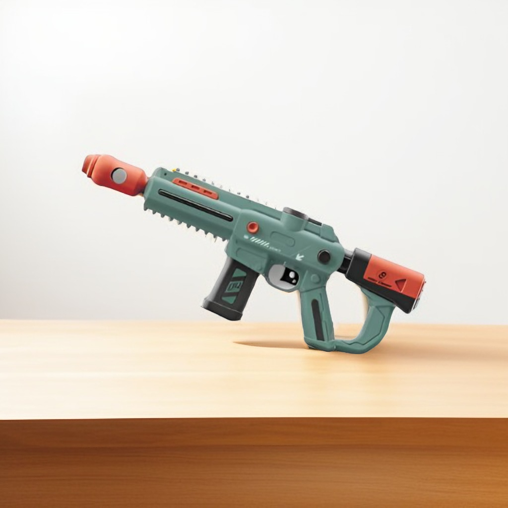 Green - Super Soaker Electric Water Gun – Outdoor Summer Toy for Kids & Adults | High-Pressure Shooting Range, Big Plastic Blaster - MS14782.