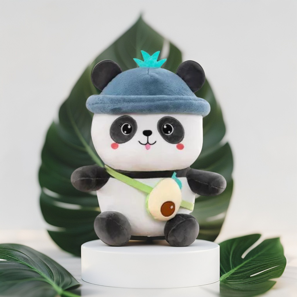 Cute Panda Soft Toy for Kids & Babies – Adorable, Huggable & Safe Plush Toy 8 inch - MS9594.