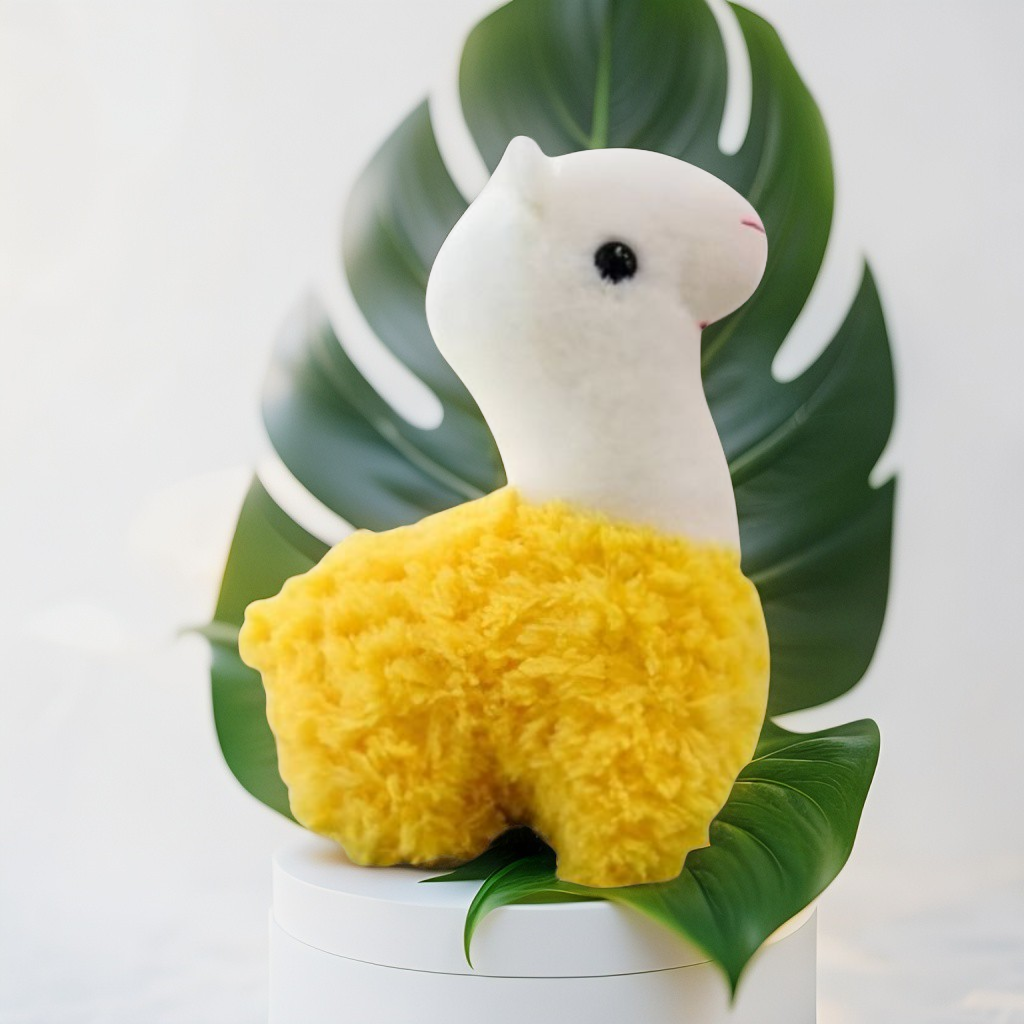 Fluffaca – 7 Inch Alpaca Plush Toy | Soft Llama Stuffed Animal | Cute Fluffy Toy for Kids & Babies - MS13564