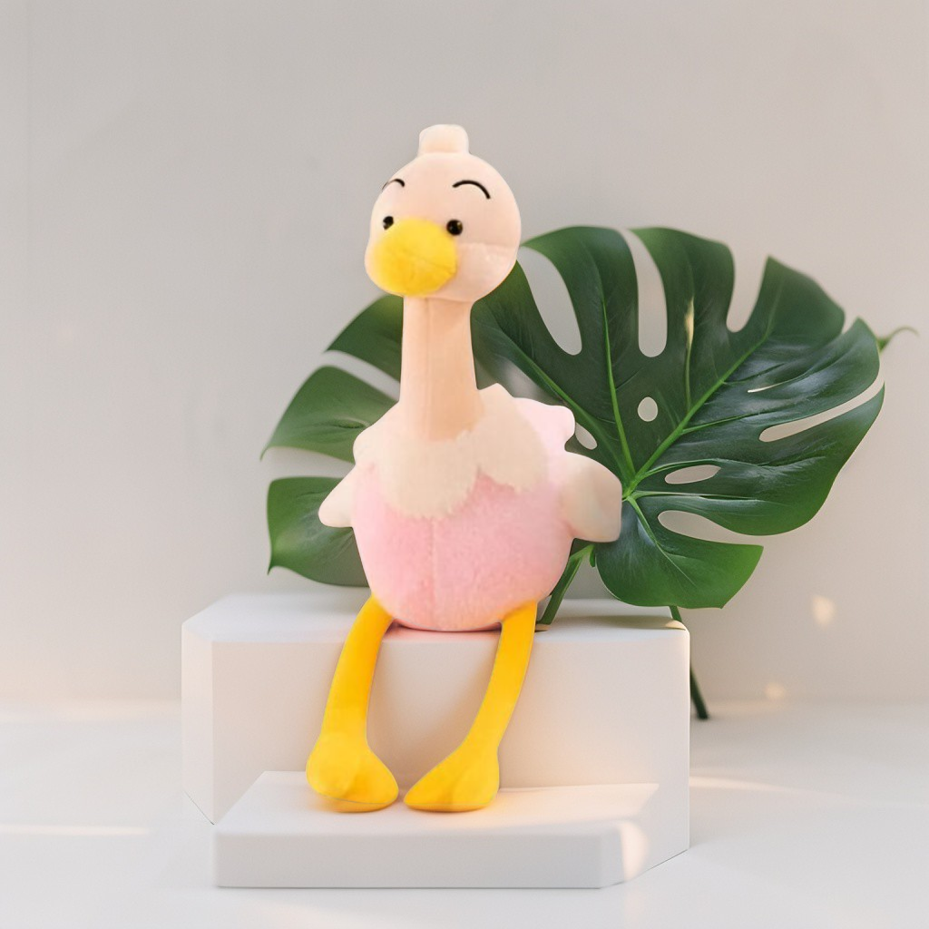 Pink - Tickles Cute Ostrich Plush Toy - Soft Stuffed Toy for Kids & Babies 8 inch - MS14522.
