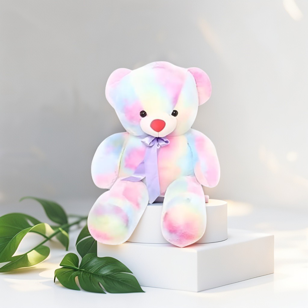 PURPLE - Cotton Hugz – 8 Inch Soft & Cuddly Teddy Bear | Adorable Plush Toy for kids - MS14571
