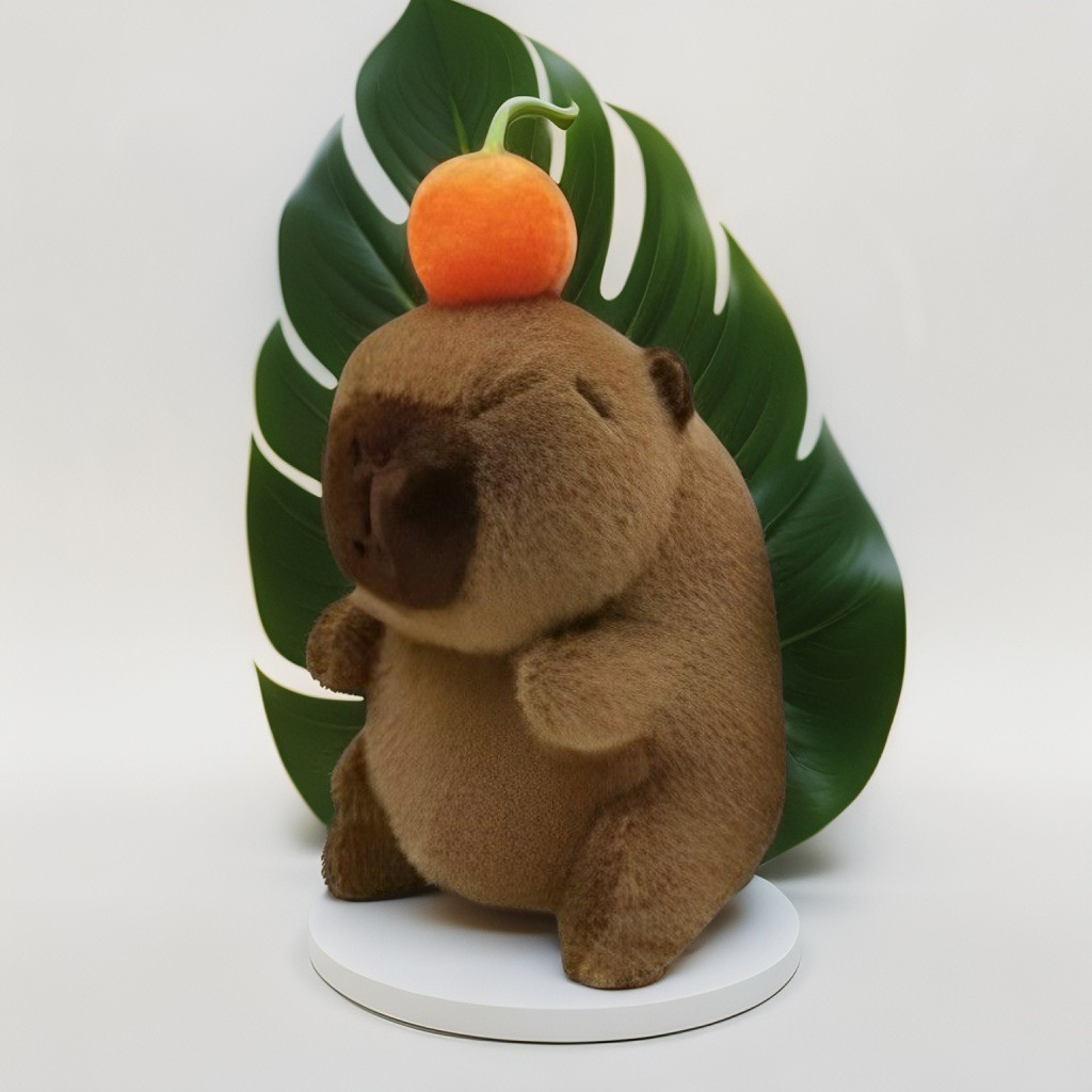 CapyClip Plush – 8 Inch Soft Capybara Toy | Cute & Cuddly Plush toy for kids - MS14492