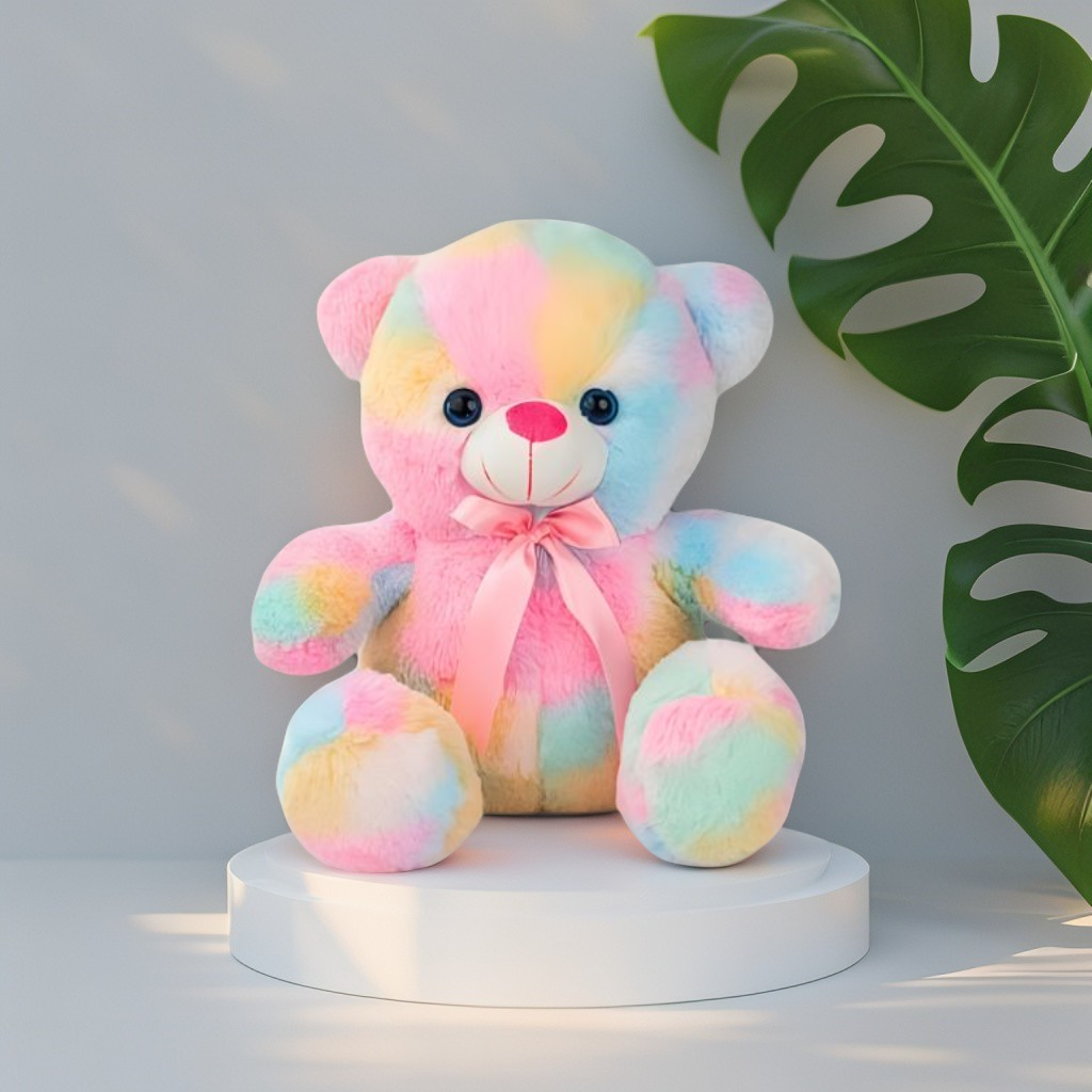 PINK - Cotton Hugz – 8 Inch Soft & Cuddly Teddy Bear | Adorable Plush Toy for kids - MS14571