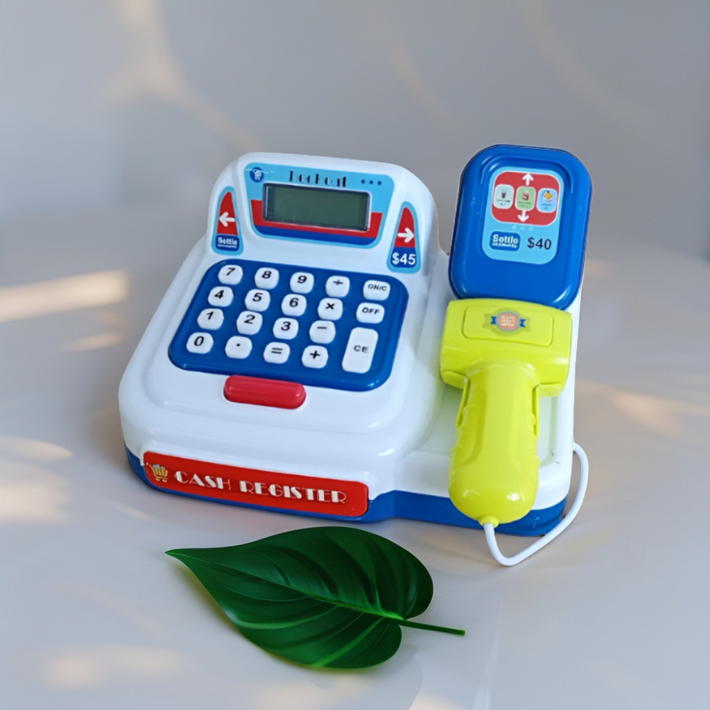 Toy Cash Register with Working Scanner & Accessories | Kids Pretend Play NX15524