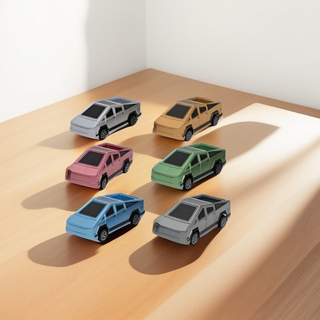 12-Piece Die-Cast Off-Road Truck Model Set for Kids | Miniature Metal Simulation Car Collection Toy for Boys LMI15697