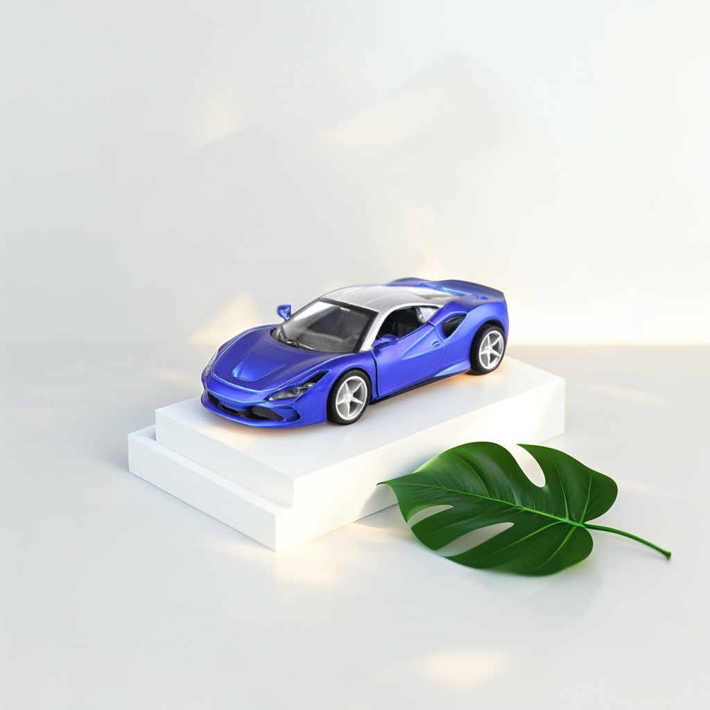 Blue - Ferrari SF90 Spider Diecast Car – Premium Collectible Model | Metal Sports Car Toy for Enthusiasts - Scale 1:32 LMI15654