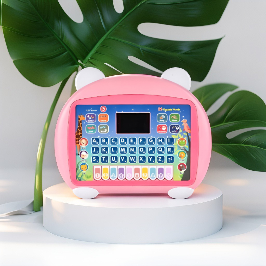 Pink - Interactive Kids Learning Laptop Tablet | Educational Computer Toy for Toddlers & Preschoolers LMI13941