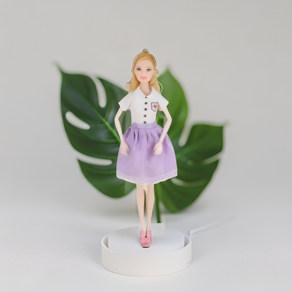 Loyana The Dentist Doll (11-Inch) | Purple & White Uniform Career Fashion Doll for Kids 3+ LMI14801