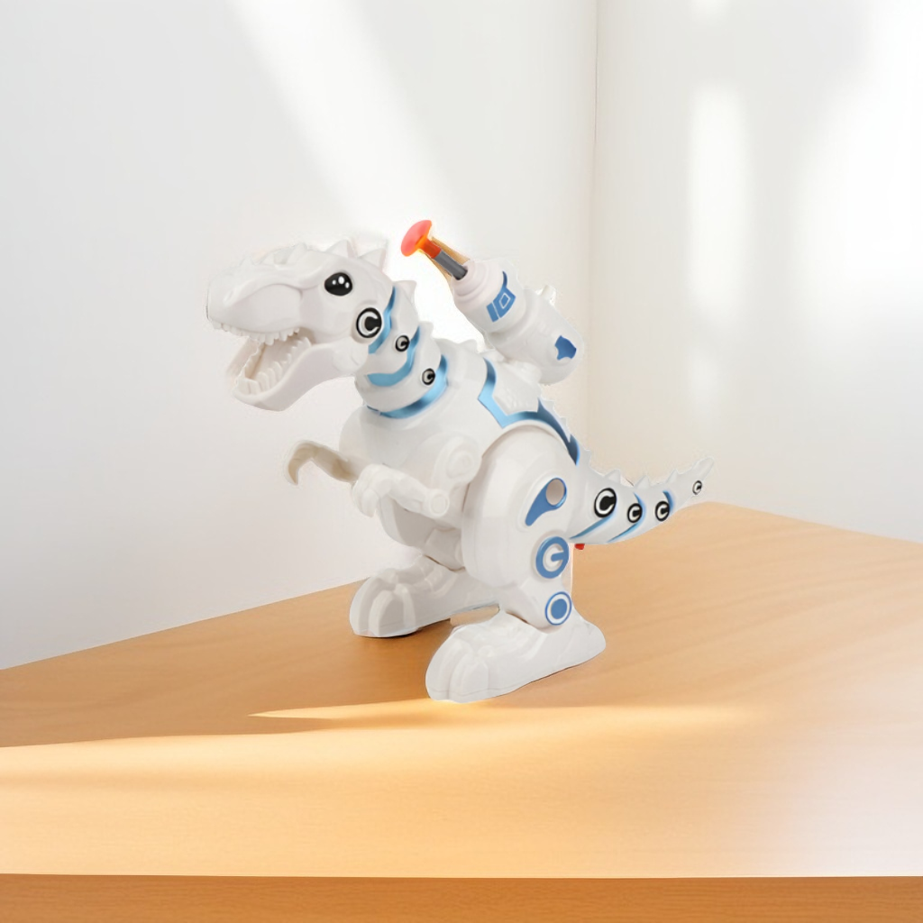 Battle Dragon – Walking Robot Dinosaur Toy with Lights, Music & Missile Launch | Action Robo Dino for Kids LMI13882.