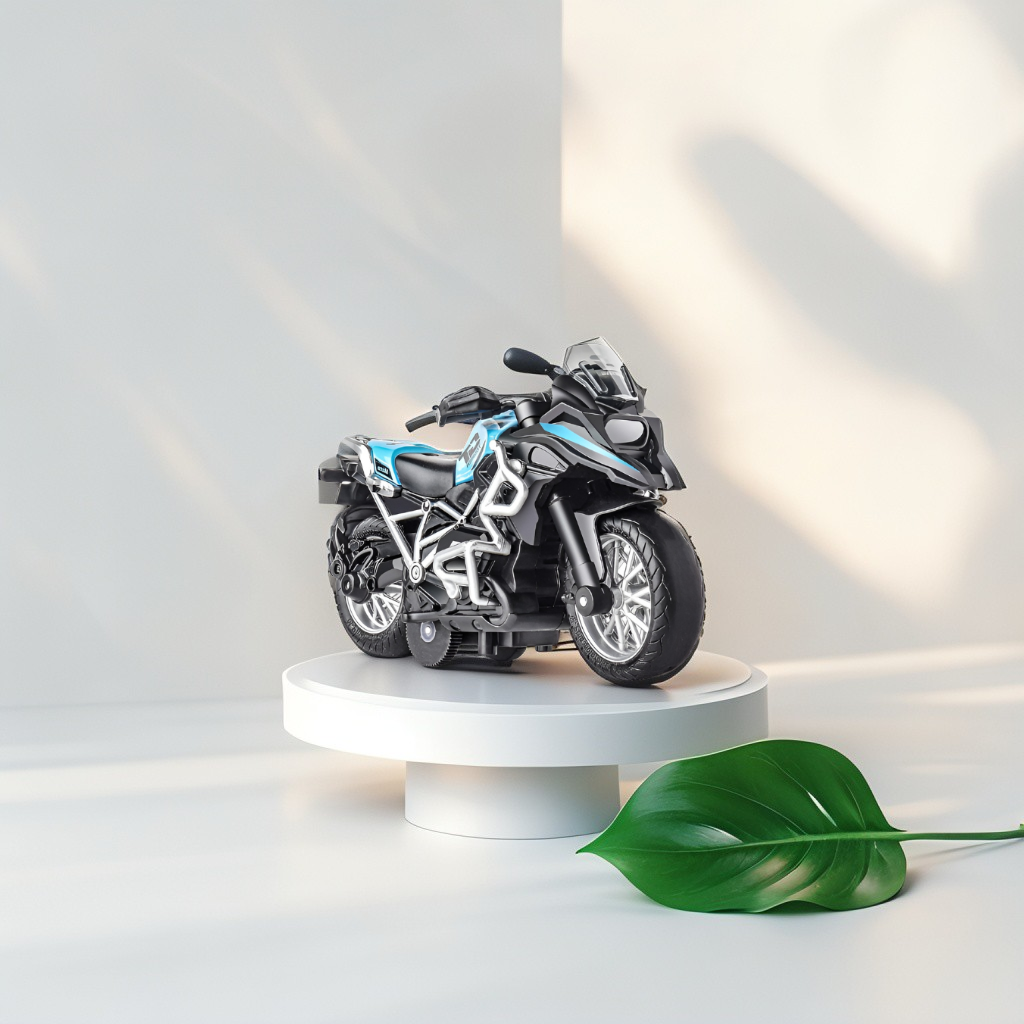 TurboRider – Premium Adventure Toy Motorcycle & Realistic Sport Bike for Kids Blue LMI14893.