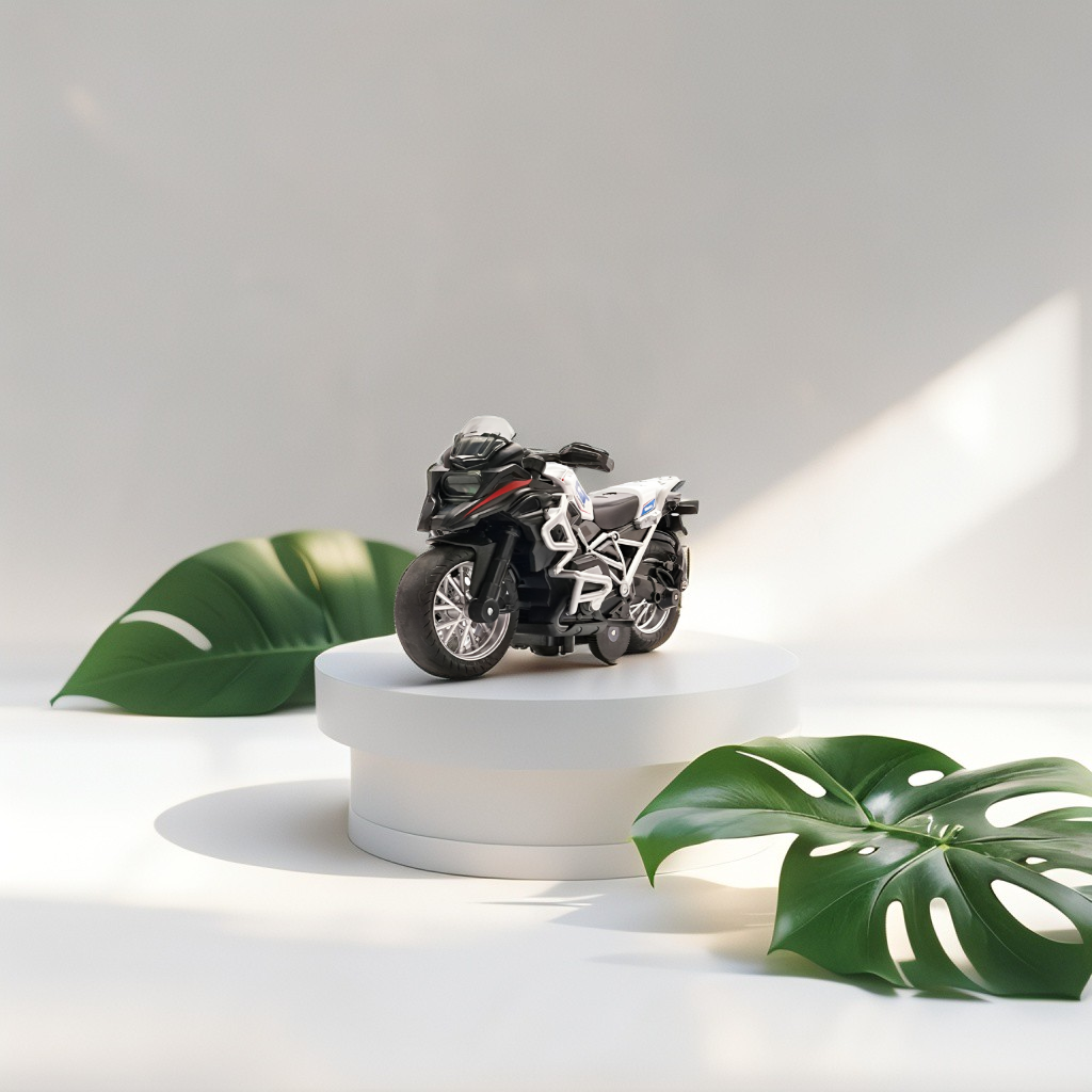 TurboRider – Premium Adventure Toy Motorcycle & Realistic Sport Bike for Kids White LMI14893.