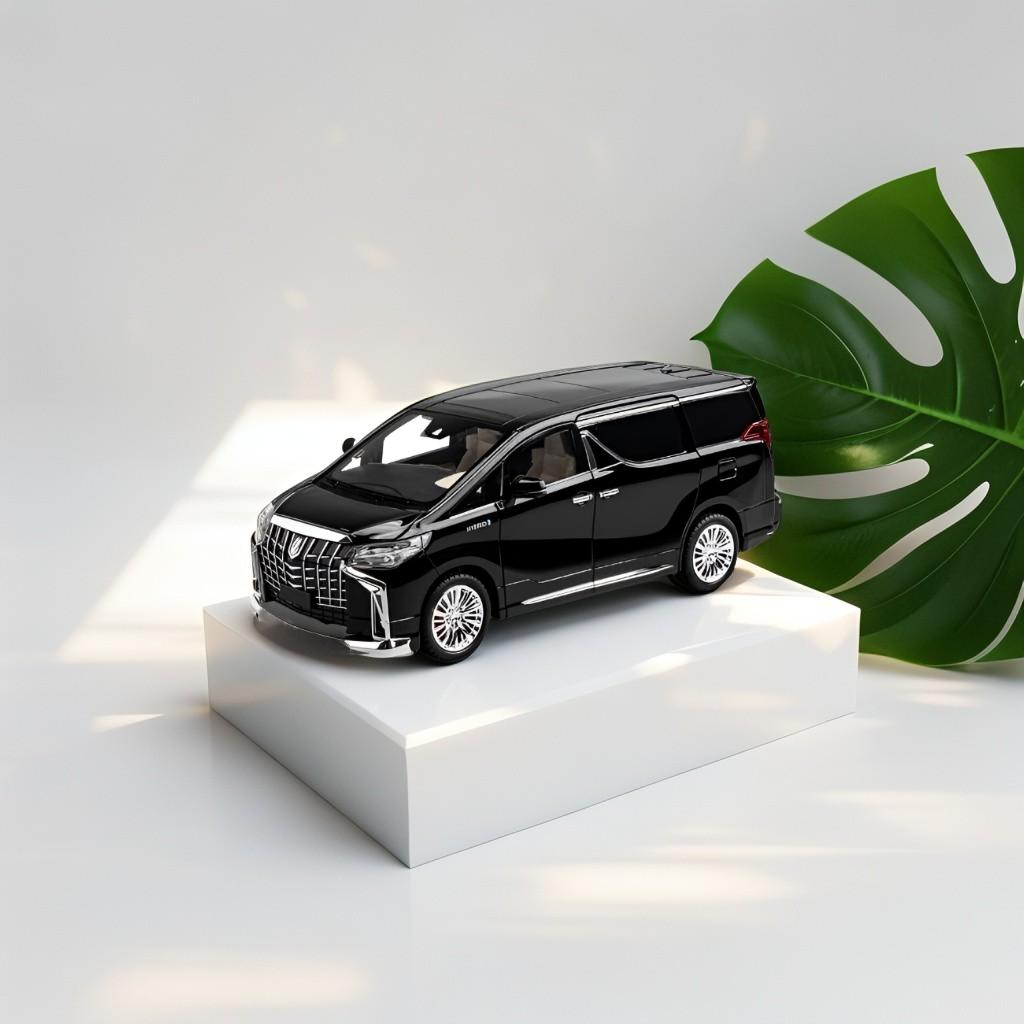 Toyota Alphard Hybrid Diecast Model Car 1:18 Scale | Premium Luxury MPV Toy for Collectors LMI15768