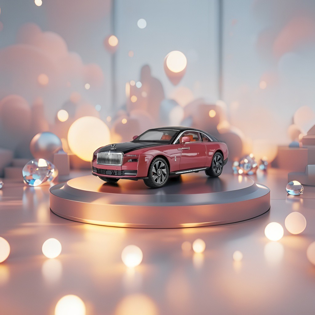 Premium Rolls-Royce Wraith Diecast Model Gift | Detailed Luxury Car Toy with Opening Doors & Hood LMI15802