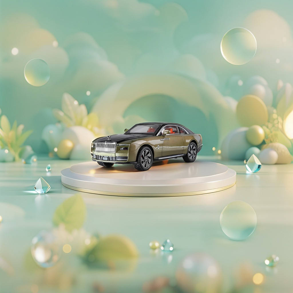 Green - Premium Rolls-Royce Wraith Diecast Model Gift | Detailed Luxury Car Toy with Opening Doors & Hood LMI15802