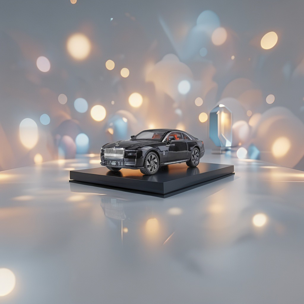 Black - Premium Rolls-Royce Wraith Diecast Model Gift | Detailed Luxury Car Toy with Opening Doors & Hood LMI15802