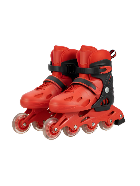 SpeedX - Adjustable Inline Skates for Kids & Adults | Professional Roller Blades Red LMI10838.