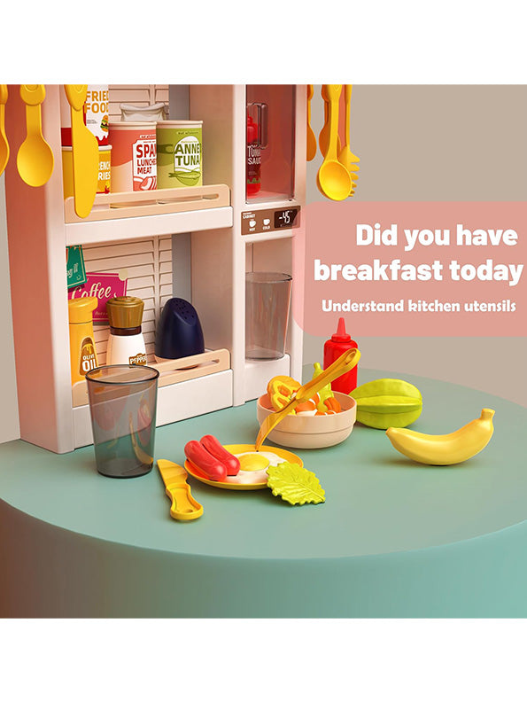 Big Size Kitchen Games Plastic Baby Play Kitchen Set (MS-M-20)