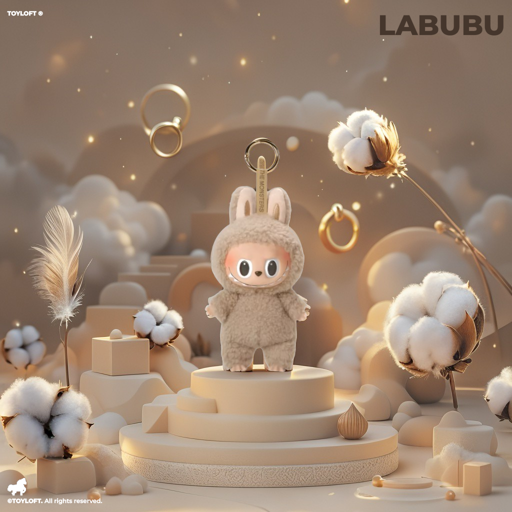 Blind Box - Toffee - Official Authentic Barcoded Pop Mart Labubu Plush Keychain – Limited-Edition Fuzzy Bunny‑Eared Monster