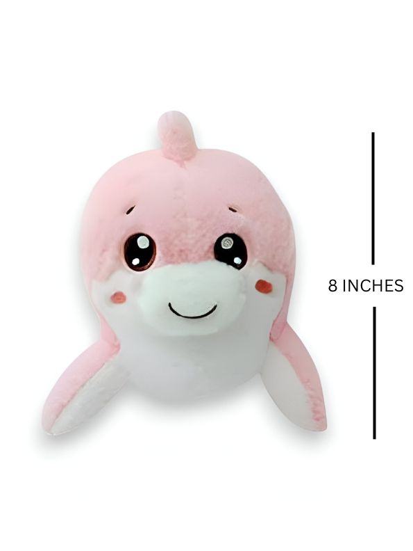 PINK Splashy Soft Cute Inch Plush Fish Toy for Kids