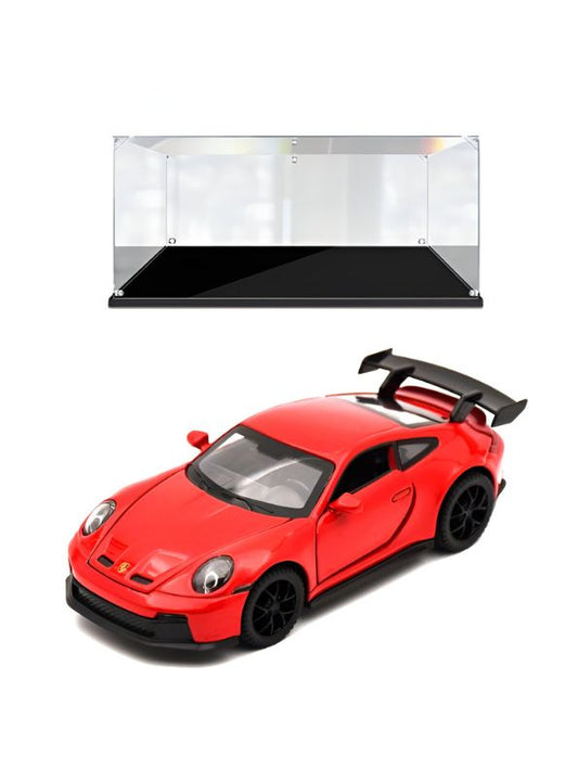 Red - Porsche 911 GT3 Alloy Car Model – Supercar Toy with Pull Back Action for Kids & Collectors Scale 1:32.